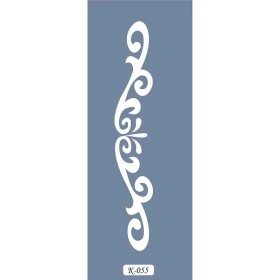K55 6x20 Bordür Model Süsleme Stencil