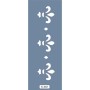 K68 6x20 Bordür Model Fleur-de-lis Stencil