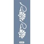 K70 6x20 Bordür Model Çiçek Motif Stencil