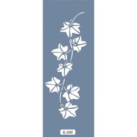 K88 6x20 Bordür Model Yaprak Stencil