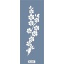 K102 6x20 Bordür Model Çiçek Dalı Stencil