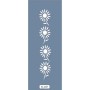 K105 6x20 Bordür Model Çiçek Stencil