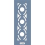 K128 6x20 Bordür Model Geometrik Simetri Stencil