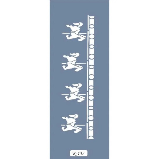 K137 6x20 Bordür Model At Stencil