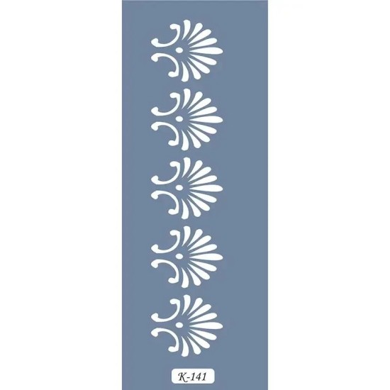 K141 6x20 Bordür Model Desen Stencil