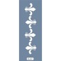 K147 6x20 Bordür Model Fleur-de-lis Stencil