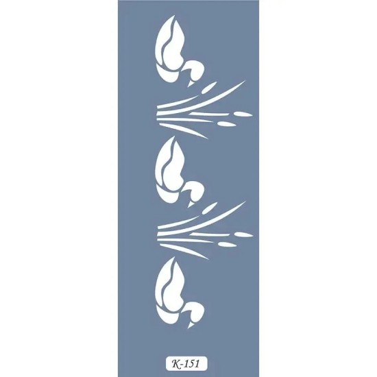 K151 6x20 Bordür Model Kuğu Stencil
