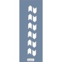 K155 6x20 Bordür Model Zigzag Stencil