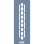 K158 6x20 Bordür Model Geometrik Bant Stencil
