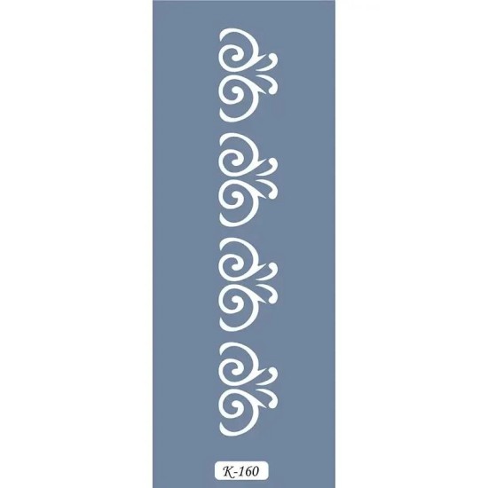 K160 6x20 Bordür Model Desen Stencil