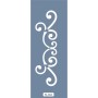 K164 6x20 Bordür Model Dekoratif Kıvrım Stencil