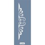 K166 6x20 Bordür Model Dekoratif Kenar Stencil