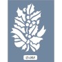 D08 Yılbaşı Çiçeği Model D Serisi Stencil 15x20cm