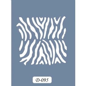 D95 Zebra Model D Serisi Stencil 15x20cm