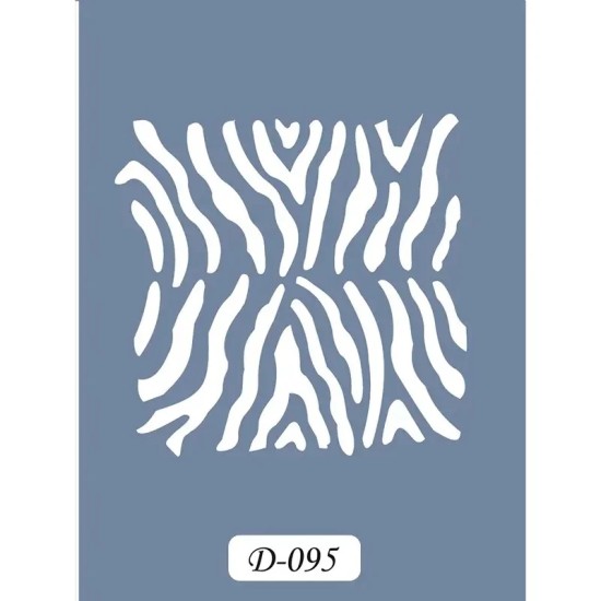 D95 Zebra Model D Serisi Stencil 15x20cm
