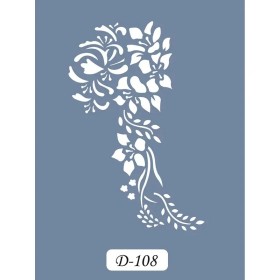 D108 Buket Model D Serisi Stencil 15x20cm