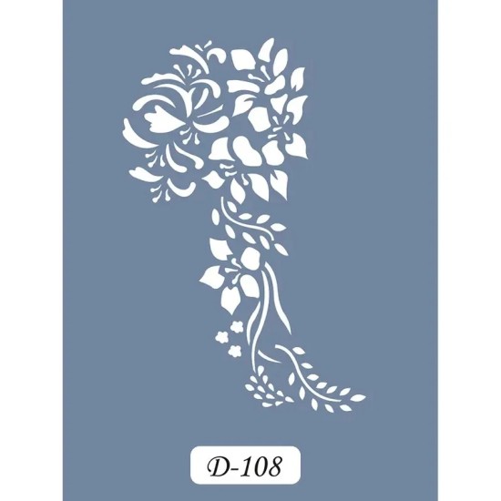 D108 Buket Model D Serisi Stencil 15x20cm