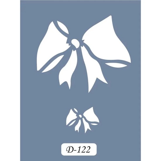 D122 Fiyonk Model D Serisi Stencil 15x20cm