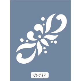 D137 Fiyonk Model D Serisi Stencil 15x20cm