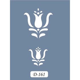 D161 Lale Model D Serisi Stencil 15x20cm
