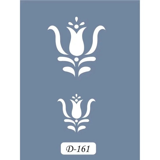 D161 Lale Model D Serisi Stencil 15x20cm