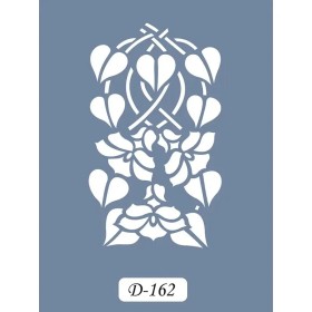 D162 Yaprak Model D Serisi Stencil 15x20cm