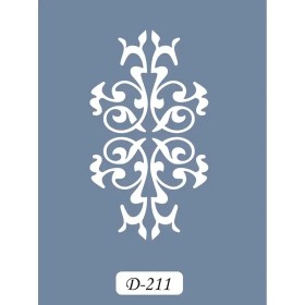 D211 Fayans Model D Serisi Stencil 15x20cm