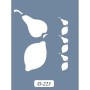 D223 Armut Model D Serisi Stencil 15x20cm