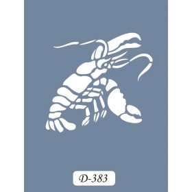 D383 Istakoz Model D Serisi Stencil 15x20cm