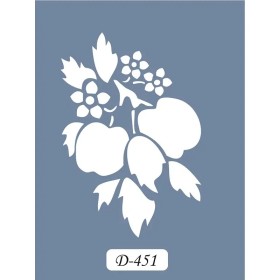 D451 Elma Model D Serisi Stencil 15x20cm