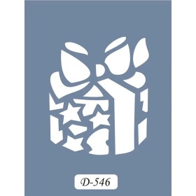 D546 Hediye Paketi Model D Serisi Stencil 15x20cm