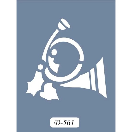 D561 Borazan Model D Serisi Stencil 15x20cm