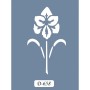 D658 Çiçek Model D Serisi Stencil 15x20cm