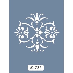D721 Fayans Model D Serisi Stencil 15x20cm