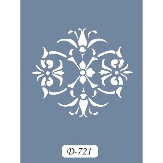 D721 Fayans Model D Serisi Stencil 15x20cm