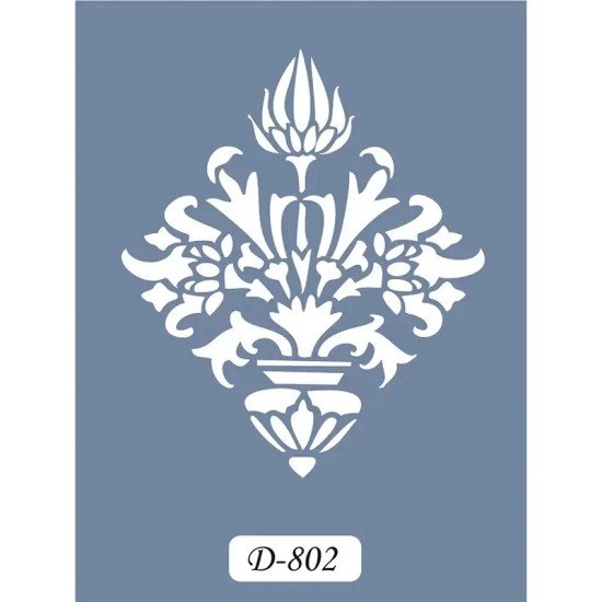 D802 Göbek Model D Serisi Stencil 15x20cm
