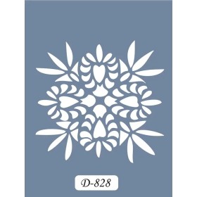 D828 Fayans Model D Serisi Stencil 15x20cm