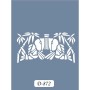 D872 Palmiye Model D Serisi Stencil 15x20cm