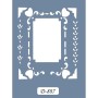 D887 Kalp Çerçeve Model D Serisi Stencil 15x20cm