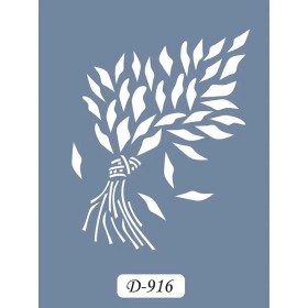 D916 Buket Model D Serisi Stencil 15x20cm