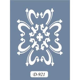 D921 Fayans Model D Serisi Stencil 15x20cm
