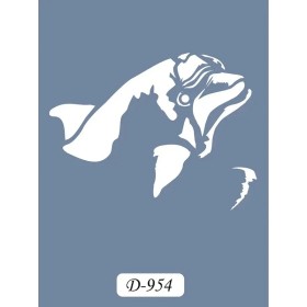 D954 Yunus Model D Serisi Stencil 15x20cm