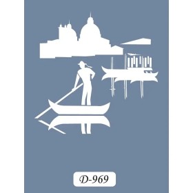 D969 Balıkçı Model D Serisi Stencil 15x20cm