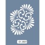 D1003 Göbek Model D Serisi Stencil 15x20cm