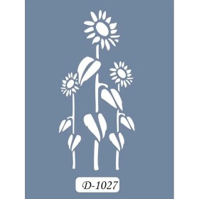 D1027 Güne Bakan Model D Serisi Stencil 15x20cm