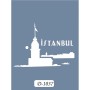 D1037 Kız Kulesi Model D Serisi Stencil 15x20cm