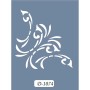 D1074 Göbek Model D Serisi Stencil 15x20cm