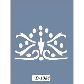 D1084 Bordür Model D Serisi Stencil 15x20cm