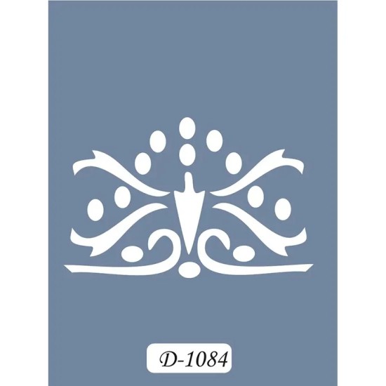 D1084 Bordür Model D Serisi Stencil 15x20cm