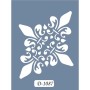 D1087 Göbek Model D Serisi Stencil 15x20cm
